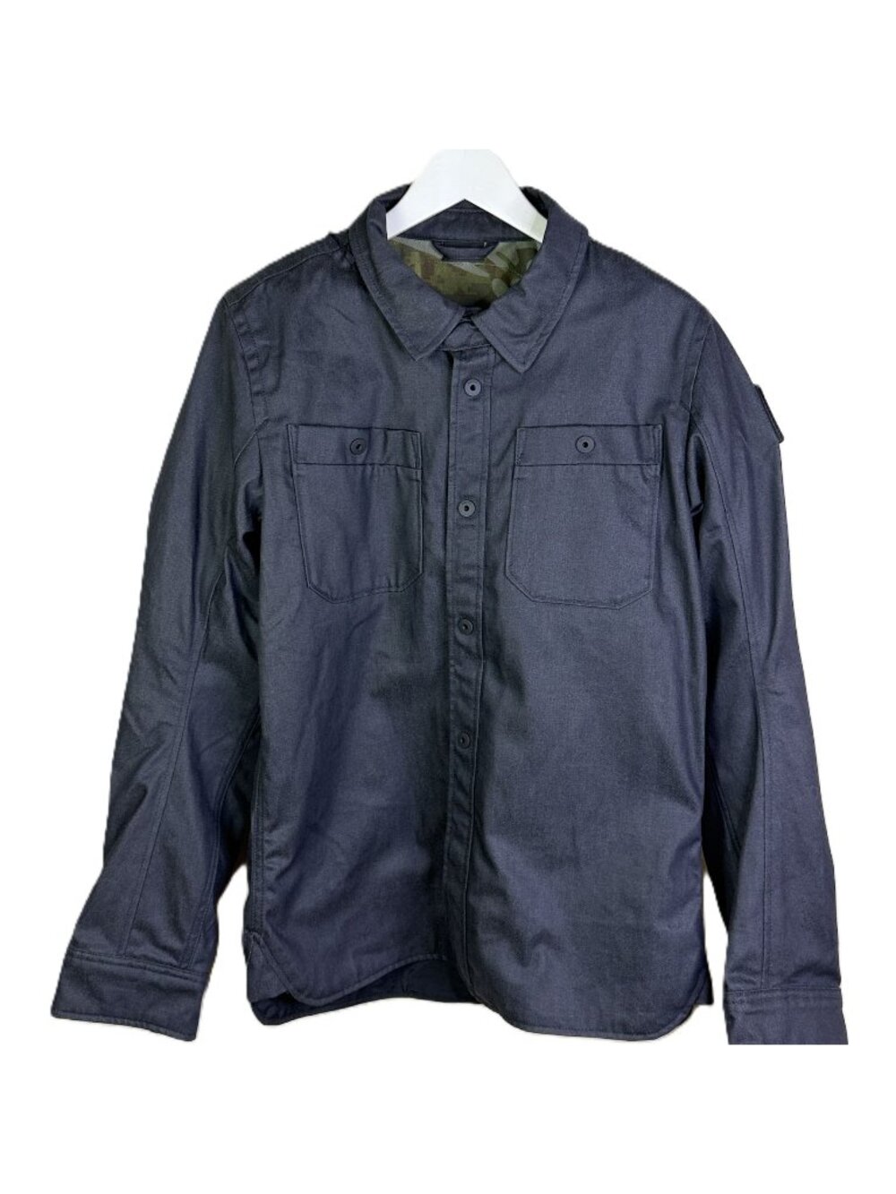 NWT Revit Tracer Black Motorcycle Overshirt w/ Cordura Denim, Size Small